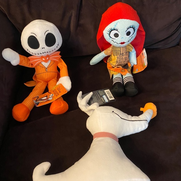 3 Nightmare Before Christmas Plush Toys - Picture 2 of 3